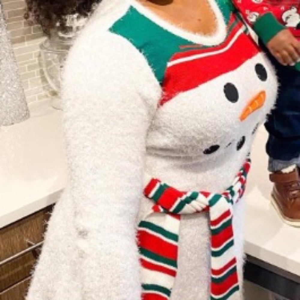SOLD OUT! ⚡️🆕 NWT ugly Christmas sweater dress snowman - Picture 8 of 12